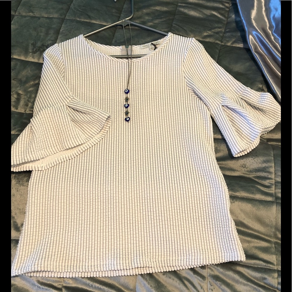 Green Envelope Blouse/Top